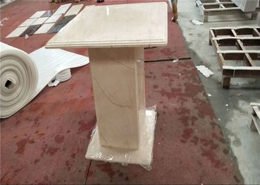 China Onyx Coffee Table Square Marble Table Top Sunny Beige Color Honed Finishing supplier