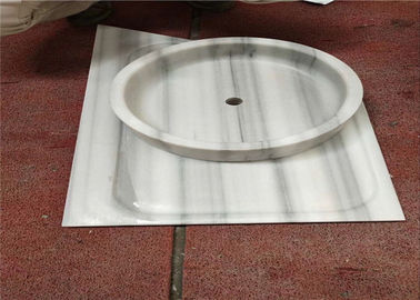 China Precut Natural Stone Sink Pedestal Shape Marmala White Marble Material supplier