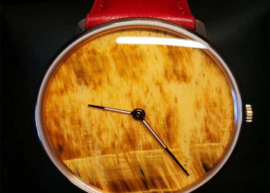 China Vogue Exquisite Crafts Using Stones Quartz Movement Watch With Natural Marble Dial supplier