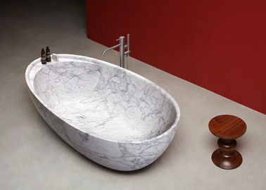 China Modern Shape Marble Natural Stone Sink Customized Size Easy Cleaning supplier