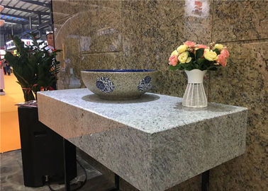 China Kashmir White Granite Premade Granite Bathroom Countertops For Five Start Hotel supplier