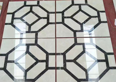 China Polished Marble Floor Tile , Natural Stone Building Materials Modern Design supplier