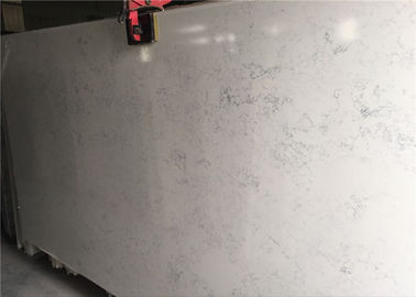 China Quartz Slab Artificial White Carrara Quartz Polished Surface Treatment supplier