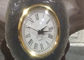 15cm Height Agate Stone Decor , Agate Slice Clock Elegant Appearance supplier