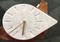 Customized Shape Natural Stone Crafts For Decorative Marble Stone Clock supplier