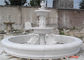 Luxury Decorative Landscaping Stone For Villa Garden Hand Carved White Marble Fountain supplier