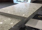 OEM Flora Bloom White Quartz Top , Premade Kitchen Countertops Polished Surface supplier