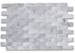 3D Cambered Stone Mosaic Tile Customized Size For Kitchen Wall Decoration supplier