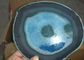Polished Finished Large Agate Slices , Natural Agate Slices For Trays supplier