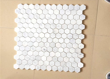 China Hexagonal Honed Stone Mosaic Tile Marble Stone Chip 12&quot;X12&quot; Size supplier