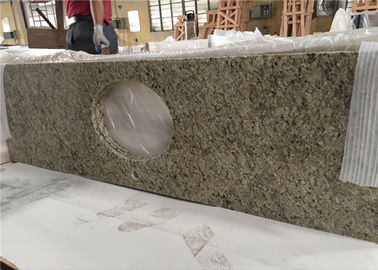 China New Venetian Gold Granite Prefab Stone Countertops Waterproof Type supplier