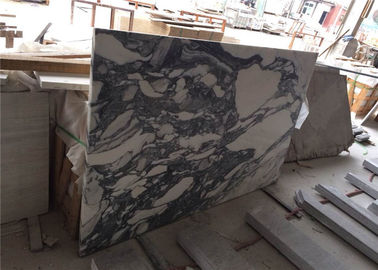 China Arabescato Prefabricated Marble Countertops , Polished Pre Built Countertops For Hotel supplier