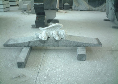 China Hand Carved Type Kid Angel Tombstone And Monument Grey Granite Big Color Range supplier