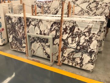 China Luxury Breccia Violetta Marble Natural Stone And Tile Hotel Wall Decoration Panel supplier