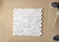 Hexagonal Honed Stone Mosaic Tile Marble Stone Chip 12&quot;X12&quot; Size supplier