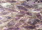 Back Lit Natural Purple Amethyst Stone Slab For Hotel Wall Panel supplier